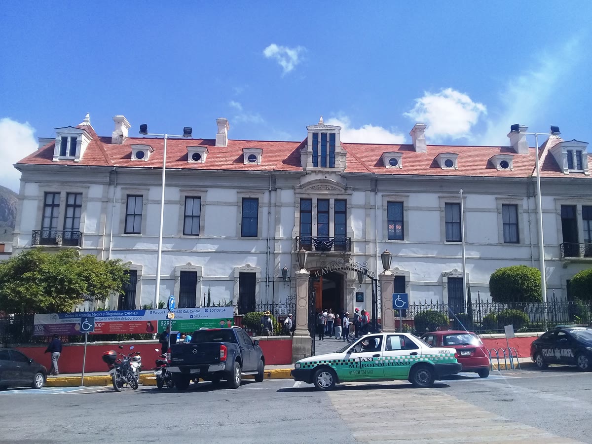 Palacio Municipal de Pachuca — edificio histórico en el centro de la ciudad, 2019