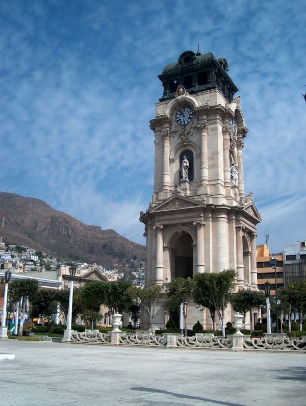 Reloj Monumental de Pachuca, Hidalgo — vista urbana de la ciudad